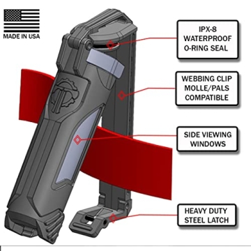 Thyrm CellVault-18 Waterproof Battery Storage Case