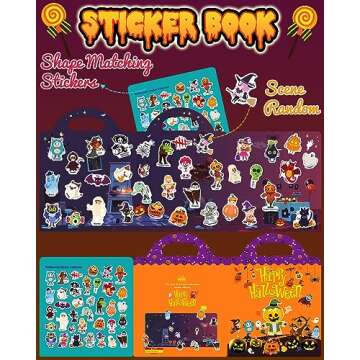 Benresive Reusable Sticker Books for Kids 2-4, Sticker Books for Toddlers 1-3, Toddler Sticker Book ...