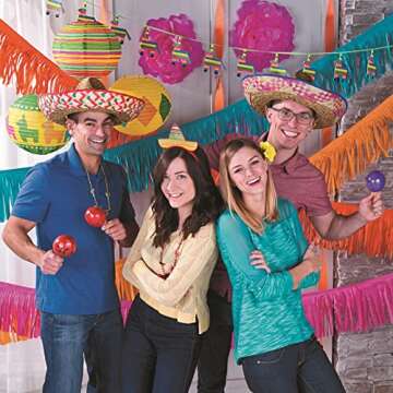 Vibrant Fun Express Fiesta Garland for Any Celebration