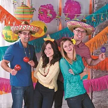 Vibrant Fun Express Fiesta Garland for Any Celebration