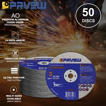 PRVEW 3" Cut Off Wheels - Quality Metal Cutting Discs