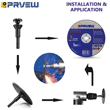 PRVEW 3" Cut Off Wheels - Quality Metal Cutting Discs