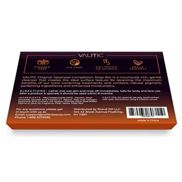 Brighten Your Skin with VALITIC Kojic Acid Soap Bars 4 Pack
