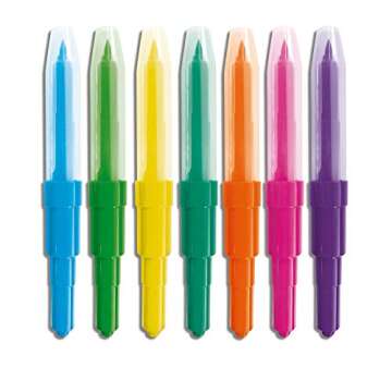 SES Creative 00275 - Blow Airbrush Pens, Set of 7 Color Transition Markers for Kids Creative Drawing