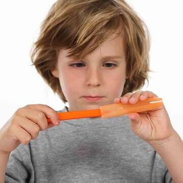 SES Creative 00275 - Blow Airbrush Pens, Set of 7 Color Transition Markers for Kids Creative Drawing