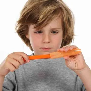 SES Creative 00275 - Blow Airbrush Pens, Set of 7 Color Transition Markers for Kids Creative Drawing