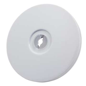 Rierdge 2 Pack 4 inch Lazy Susan Turntable - White Acrylic Ball Bearing Rotating Tray for Cake, Spice Rack - Perfect for Kitchen Pantry with 360˚Rotation