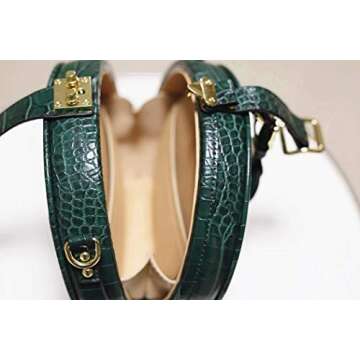 Canteen Purse Round Crossbody Bag for Women Stylish Leather