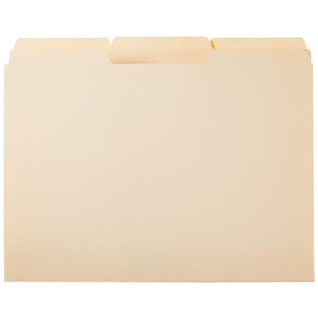 High-Quality Manila File Folders with 1/3-Cut Tabs