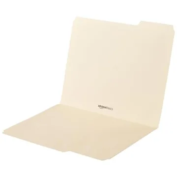 High-Quality Manila File Folders with 1/3-Cut Tabs