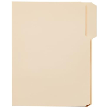 High-Quality Manila File Folders with 1/3-Cut Tabs