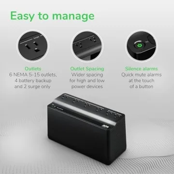 Reliable APC UPS Battery Backup Surge Protector for Your Electronics