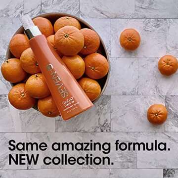 Satara Leave In Conditioner Spray from SEVEN, Detangle and Moisturize, for Curly Hair or Straight Hair, with Organic Argan Oil, Cruelty Free, Sulfate Free, 8 fl. Oz. (Pack of 1 )