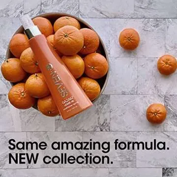 Satara Leave In Conditioner Spray from SEVEN, Detangle and Moisturize, for Curly Hair or Straight Hair, with Organic Argan Oil, Cruelty Free, Sulfate Free, 8 fl. Oz. (Pack of 1 )