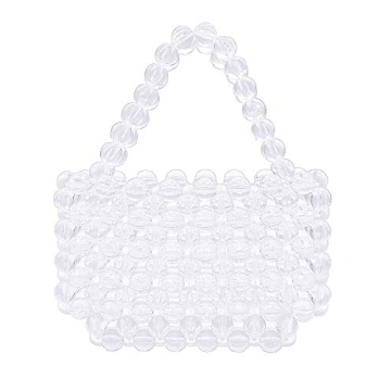 Miuco Women Handmade Beaded Acrylic Bag for Stylish Look