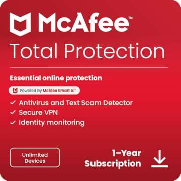McAfee Total Protection Unlimited Devices 2025 Ready | Security Software Includes Antivirus, Secure ...