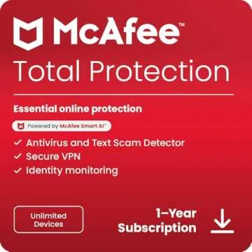 McAfee Total Protection Unlimited Devices 2025 Ready | Unmatched Security Software with Antivirus, V...
