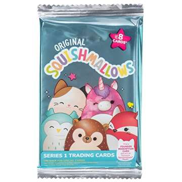 Squishmallows Series 1 Trading Cards 24-Pack for All Ages
