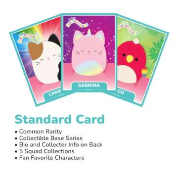 Squishmallows Series 1 Trading Cards 24-Pack for All Ages