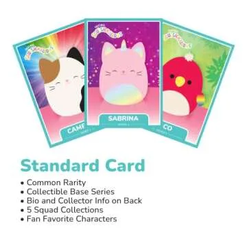 Squishmallows Series 1 Trading Cards 24-Pack for All Ages