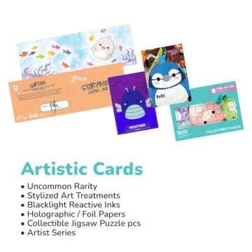 Squishmallows Series 1 Trading Cards 24-Pack for All Ages