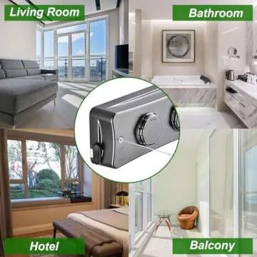 Yosuny 16.7Ft Retractable Clothesline for All Drying Needs