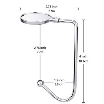 Komotu 4 Pieces Christmas Stocking Holders Mantel Hooks Hanger Christmas Safety Hang Grip Stockings Clip for Christmas Party Decoration, Silver