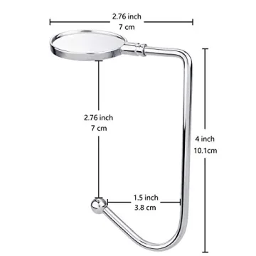 Komotu 4 Pieces Christmas Stocking Holders Mantel Hooks Hanger Christmas Safety Hang Grip Stockings Clip for Christmas Party Decoration, Silver