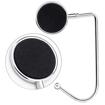 Komotu 4 Pieces Christmas Stocking Holders Mantel Hooks Hanger Christmas Safety Hang Grip Stockings Clip for Christmas Party Decoration, Silver