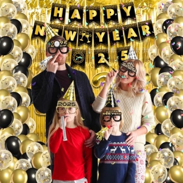 Complete Happy New Year Decorations Kit for 20 Guests