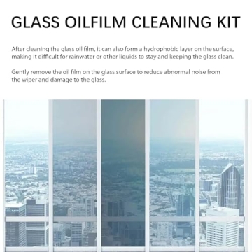 CAPEDIEM Oil Film Cleaning Brush for Spotless Car Windows