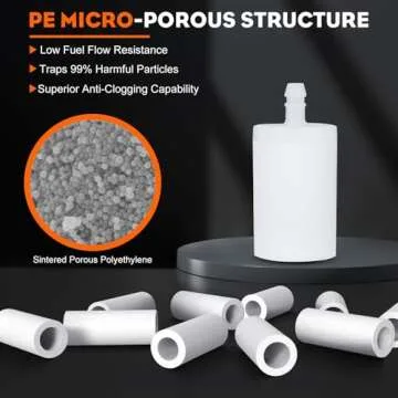 Hipa 591375401 Chainsaw Fuel Filter for Husqvarna Models