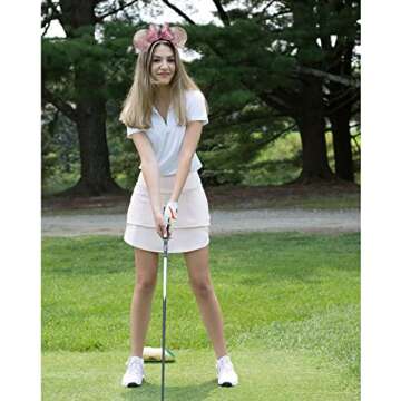 FACHPINT 2pcs Gold/Pink Mouse Ear for Women & Girl, Mouse Ears Adult for Party Decoration Headwear A...