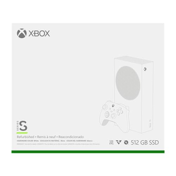 Xbox Series S - All Digital Gaming Console - 512GB SSD - Includes Wireless Controller - 120FPS (Rene...