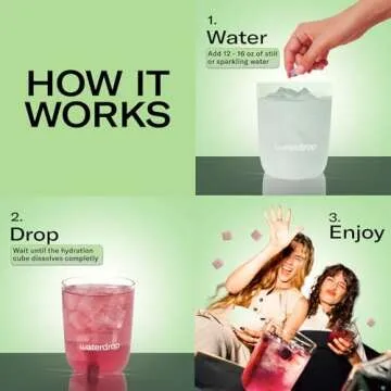 Waterdrop Hydration Cubes - Delicious Vitamin-Packed Hydration