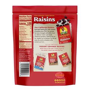 Sun-Maid California Sun-Dried Raisins - 32 oz Resealable Bag