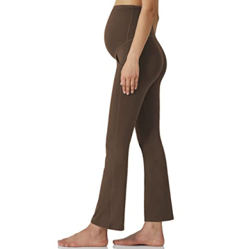 POSHDIVAH Maternity Bootcut Pants for Stylish Moms