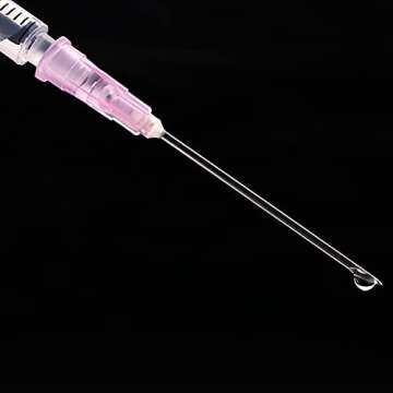 100 Pack 18 Gauge Needles 1/inch 38mm Laboratory Tools Individually Sealed