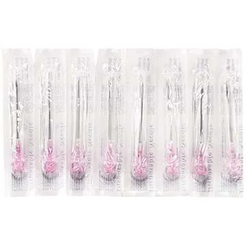 100 Pack 18 Gauge Needles 1/inch 38mm Laboratory Tools Individually Sealed