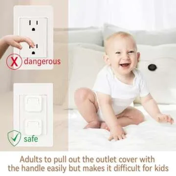 30 Pcs Baby Proof Socket Covers for Child Safety