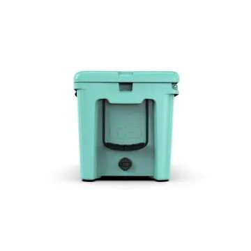 KENAI 65 Cooler | 65 qt Ice Chest Durable Rotomolded Insulated | Made in USA | Warranty for Life | for Beach Boat Camping Fishing Hunting | K65 | Seafoam
