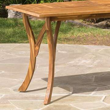 Christopher Knight Hermosa Acacia Dining Set for Outdoors