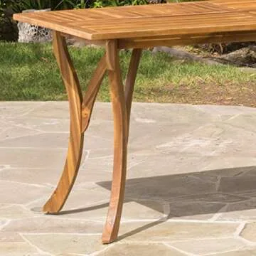 Christopher Knight Hermosa Acacia Dining Set for Outdoors
