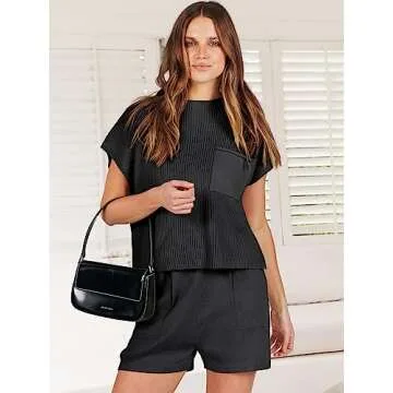 Chic ANRABESS Two Piece Summer Outfits for Women