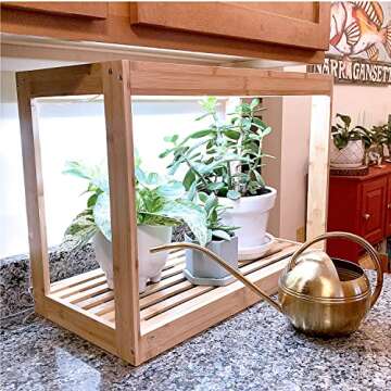 Ferry Morse Modern Indoor Bamboo LED Growhouse