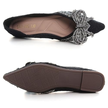 Stylish SAILING LU Bowknot Ballet Flats for Women