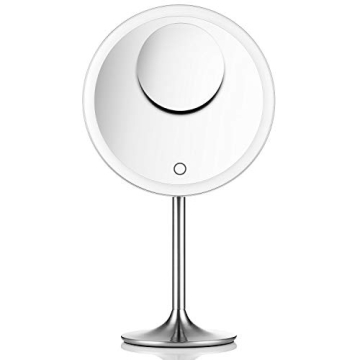 Miusco 9" Lighted Makeup Mirror Pro 5X 10X Magnification