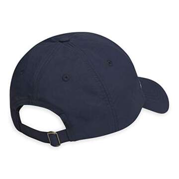 Gaiam Women's Running Hat - Classic Fitness Navy Hat for Women with Ponytail Hole & Quick-Dry Sweatb...