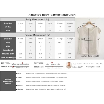 Amazhiyu Women's 100% Linen Casual Cap Sleeve Top