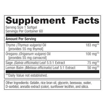 Metagenics CandiBactin-AR - Essential Oils for Gut Balance - 60 Softgels